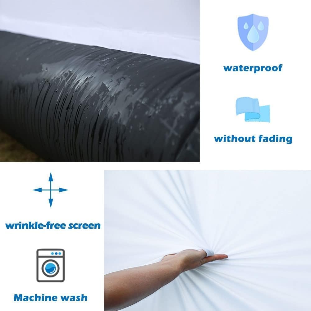 20ft Inflatable Movie Screen,Front and Rear Projection Screen,No Seam,Great for Movie Nights, Pool Parties, Backyards Party