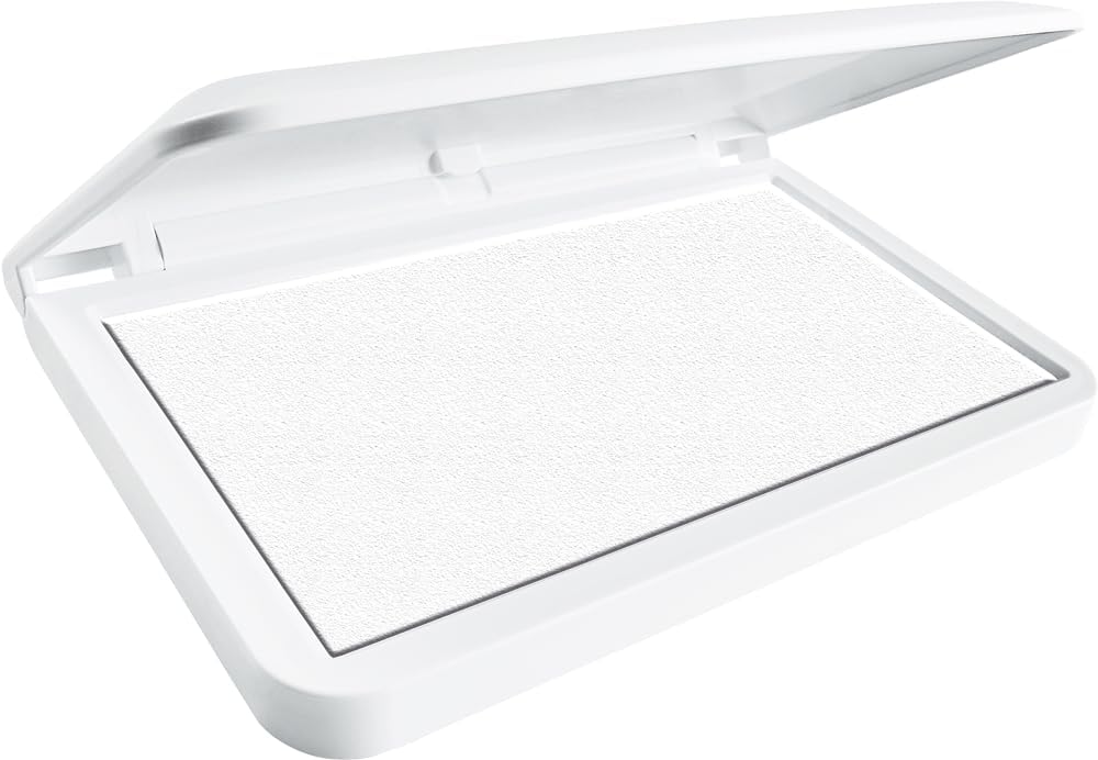 COLOP Make Series, Ink Stamp Pads, with Non-Toxic Premium Ink, Water-Based Acid-Free (Frozen White, Make 2-2-3/4" x 4-1/4")