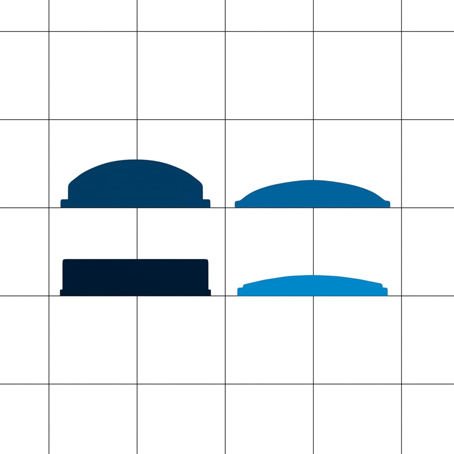 23 Gallon Blue Recycle Slim Jim Trash Can with Bottle Slot Lid