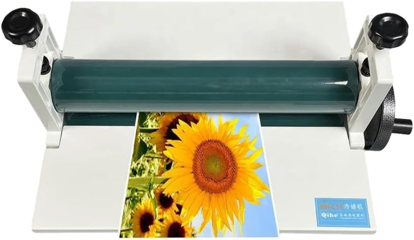 25'' Manual Cold Roll Laminator Laminating Machine Lamination Foldable Long Wings