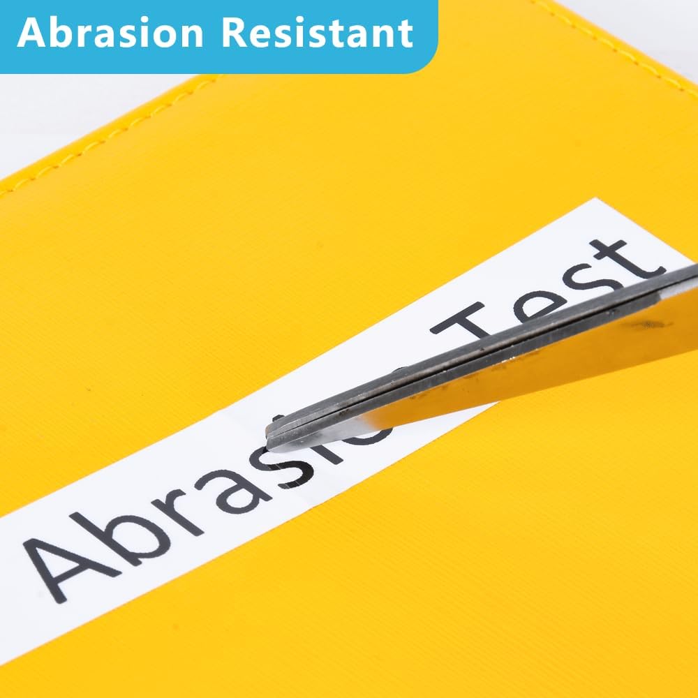 Hehua Compatible 8PK TZe TZ Tape 18mm 0.7 Laminated White Label Replacement for Brother Label Maker Tape TZe-241 TZe241 TZ-241 for P Touch PTD400 PTD600 PTP750W PT1880, 3/4 X 26.2ft, Black on White