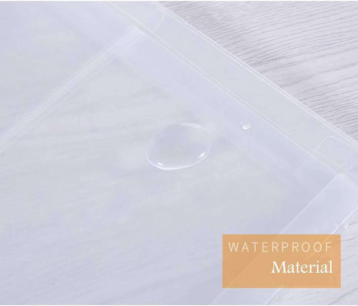 9x12 Clear Zip Plastic Envelopes File Document Paper Holder Pack of 24 (24 Pack)