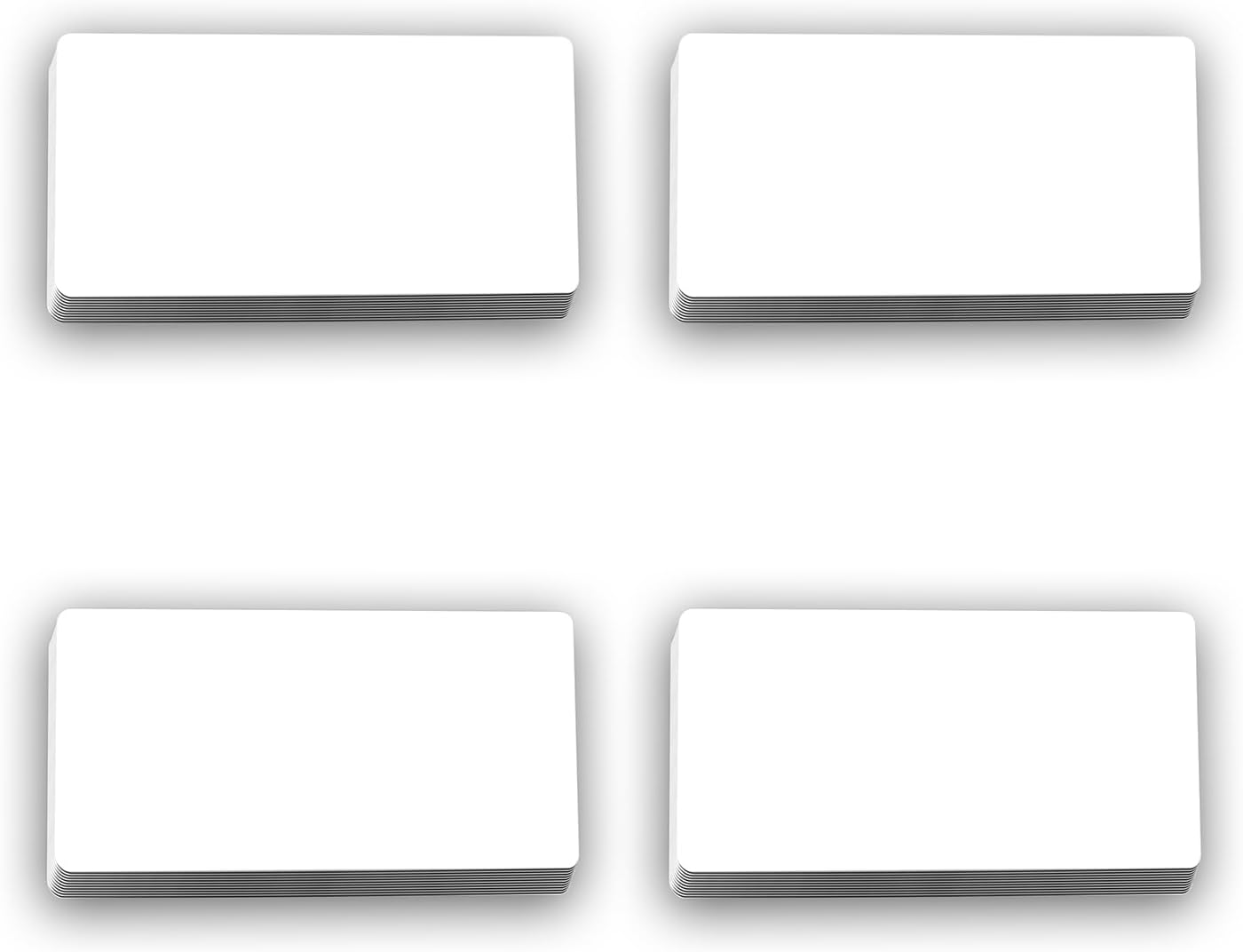 40-Pack Dry Erase Magnetic Labels - Waterproof, Eco-Friendly, Reusable Magnetic Name Tags for Classroom, Office, Cabinet, Whiteboard, Fridge & More (White, 2x4 Inches)…