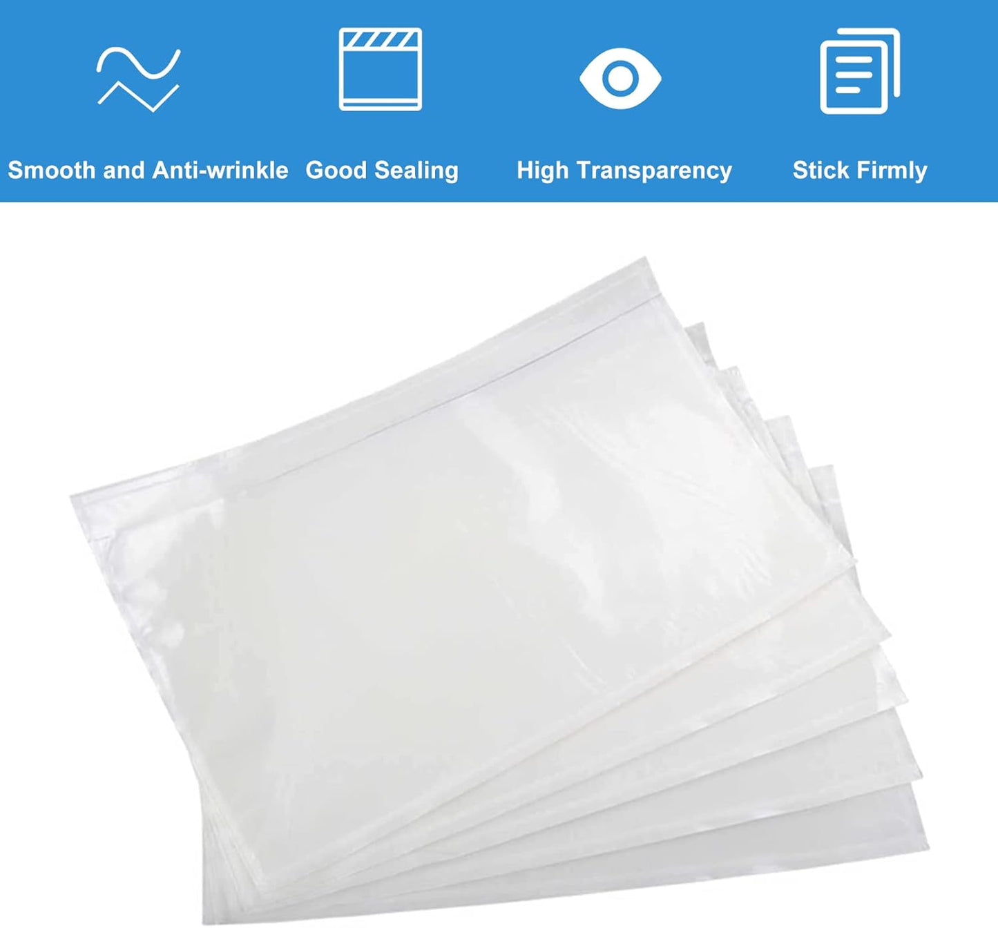Coopaty Packing List Envelopes 7.5"x5.5" Pouches Invoice Enclosed Adhesive Bags (5000 Pack)
