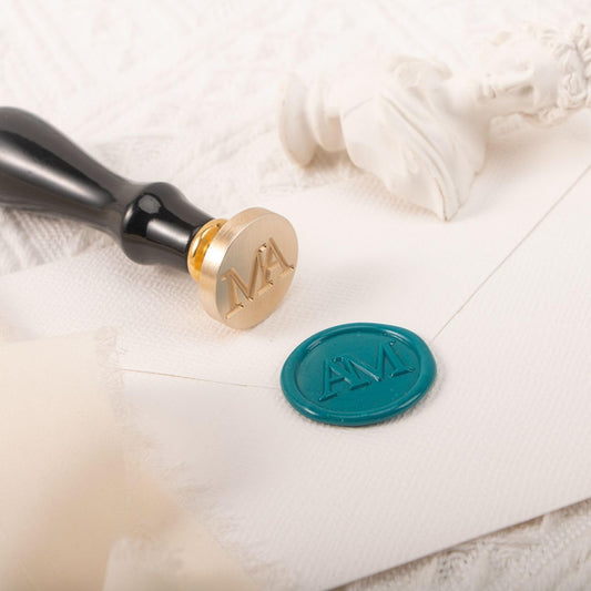 Custom Wax Seal Stamp - Personalized Wax Seal Stamp Create Your Own Seals for Crafting, Envelopes, Gift Wrap, Wedding Invitations - Custom Stamp Design with Handle
