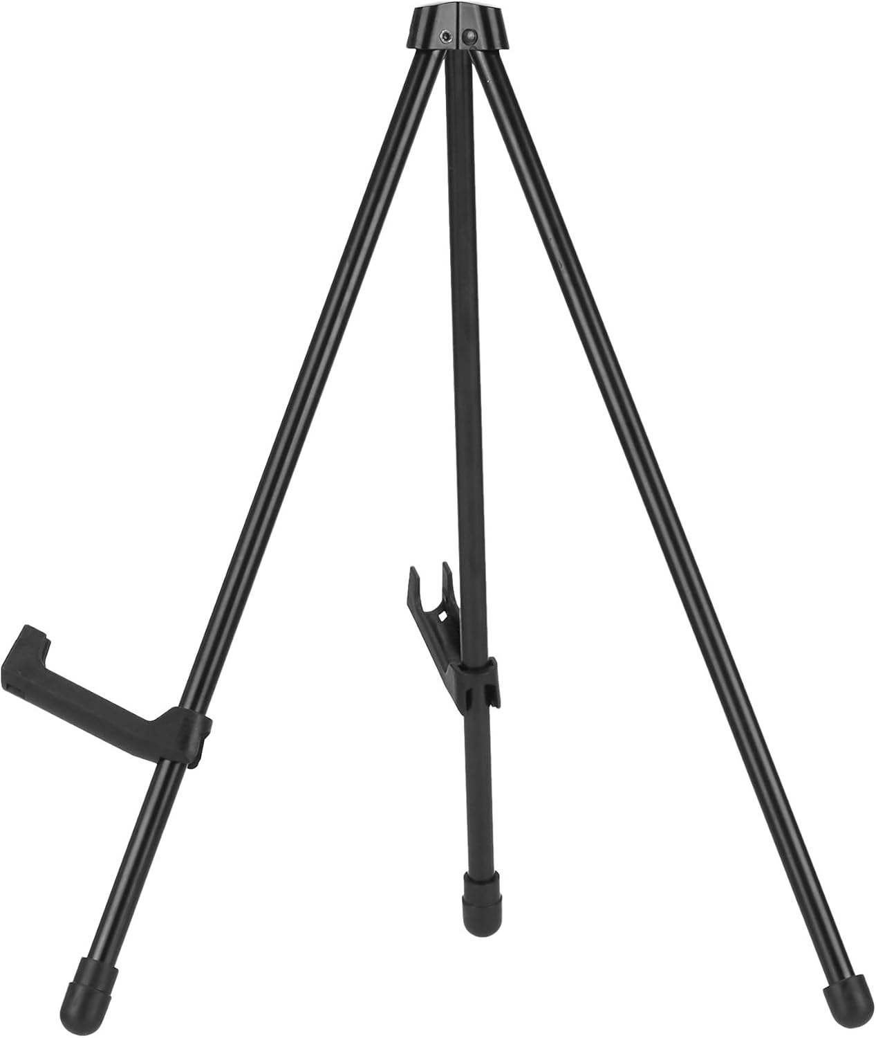 Amazon Basics Tabletop Instant Easel, Black Steel Table Top Easels for Display, Adjustable & Portable Tripod for Paintings, Signs, Posters