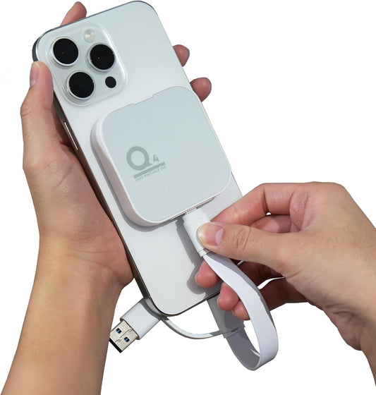 DATO Magnetic External SSD 2TB, External Solid State Drive Portable SSD USB 4.0 Gen 3x2, up to 4000/3600 MB/s, Type-C 4K ProRes HDR Record, Compatible with iPhone 15&16 Pro Max - ARES Q4 Series