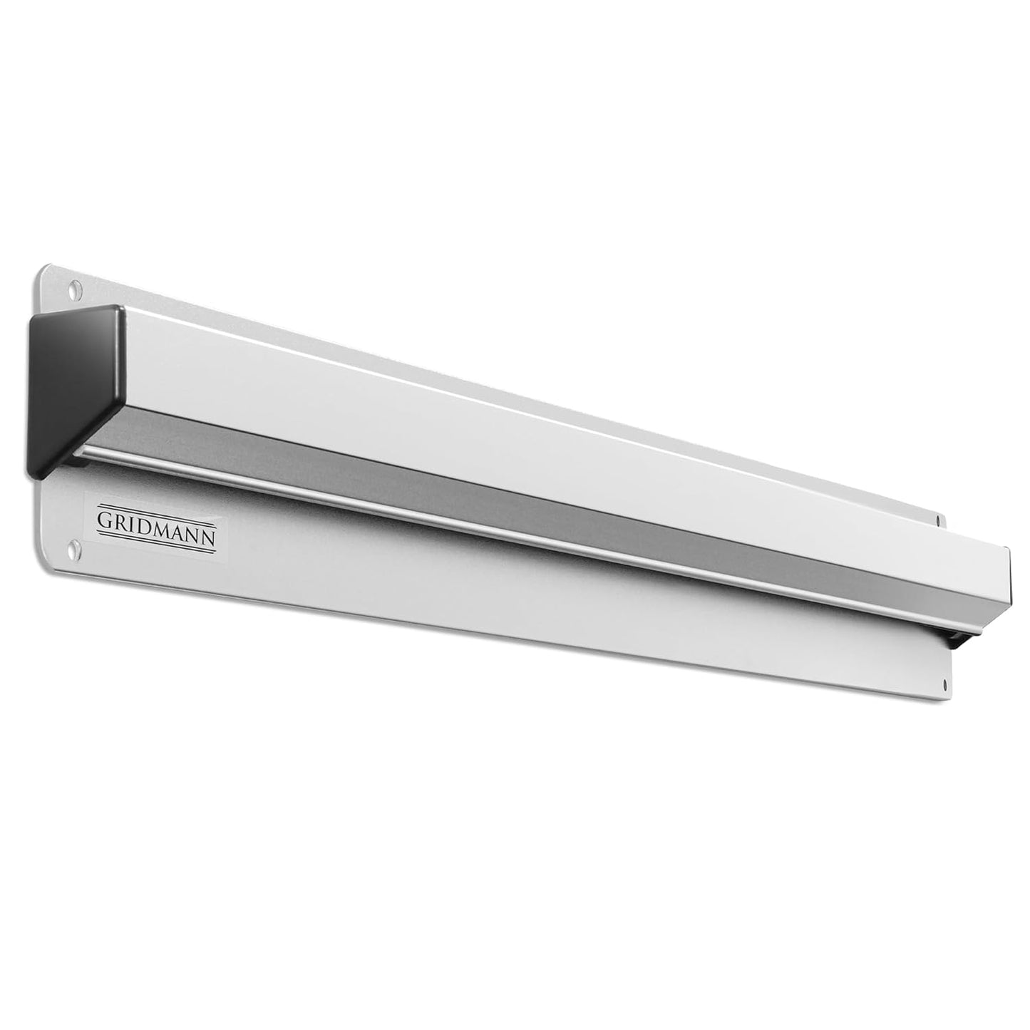 GRIDMANN 18-inch Slide Check Rack, Aluminum Restaurant Ticket Holder for Commercial Kitchen Food Orders