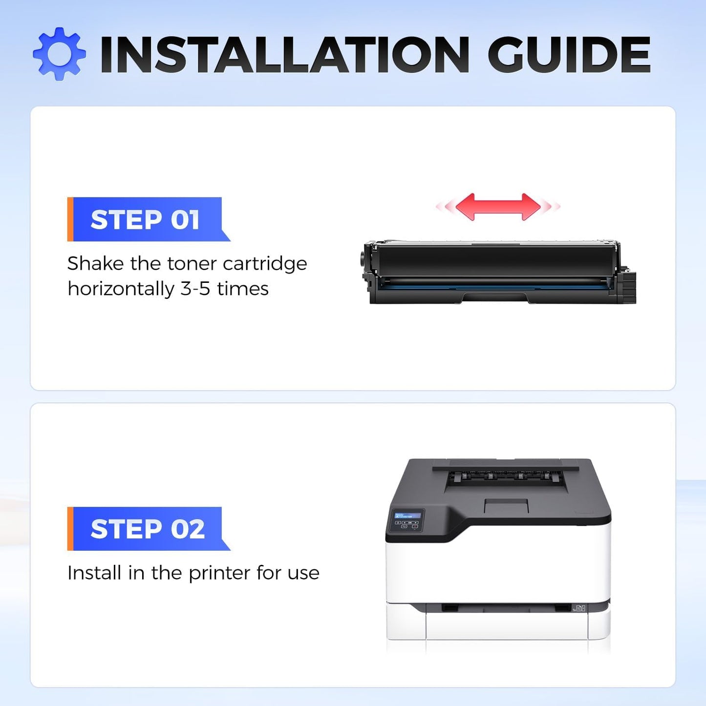 C3210K0 C3210C0 C3210M0 C3210Y0 Toner Cartridge（4-Pack with chip） Replacement Compatible for Lexmark C3224dw C3326dw C3426dw MC3224adwe MC3224dwe MC3224i MC3326adwe MC3326i MC3426adw MC3426i Printer