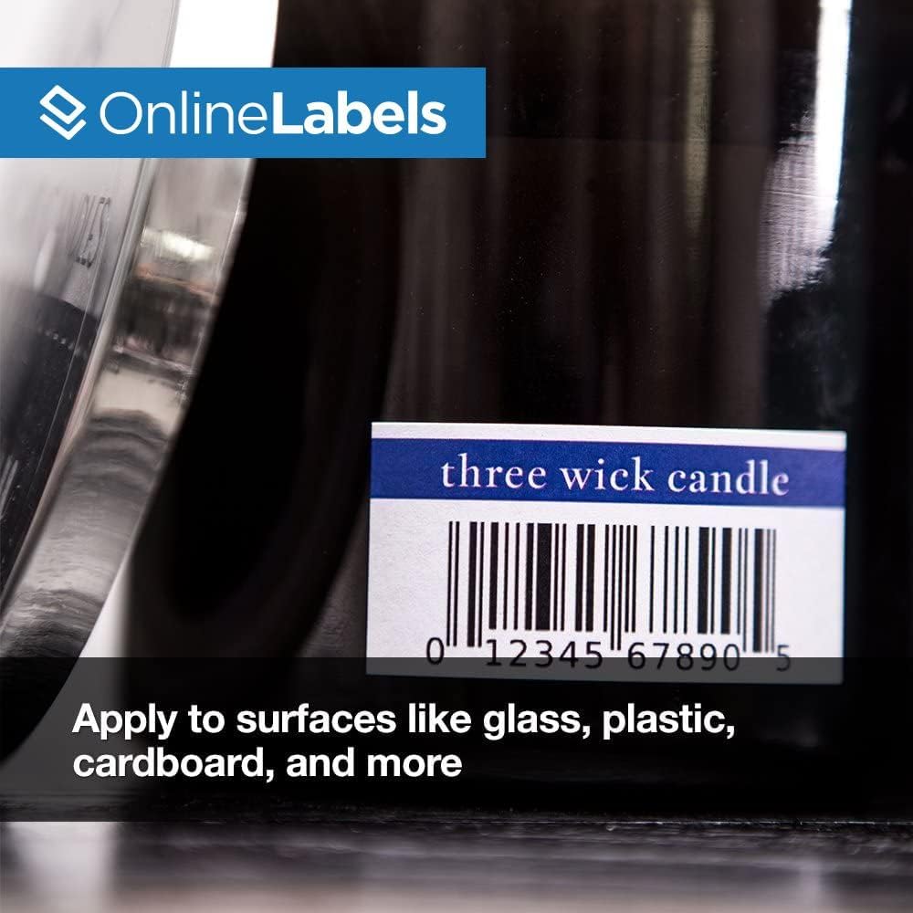 2 x 1 Rectangle Barcode Labels - Pack of 40,000 Labels, 1,000 Sheets - Inkjet/Laser Printer - Online Labels