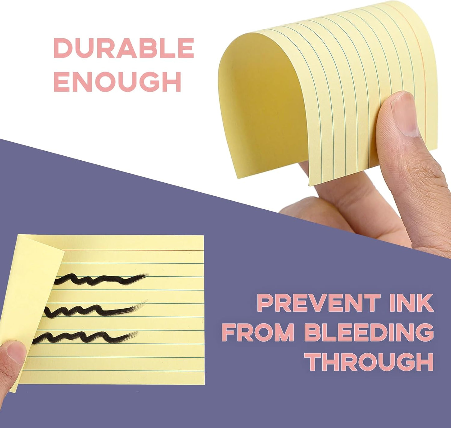 300PCS Colored Index Cards 4x6, Goefun Ruled Notecards, 6 Color Flashcards for Studying, Recipes, Memo Cards, Office Supply, DIY, Presentation