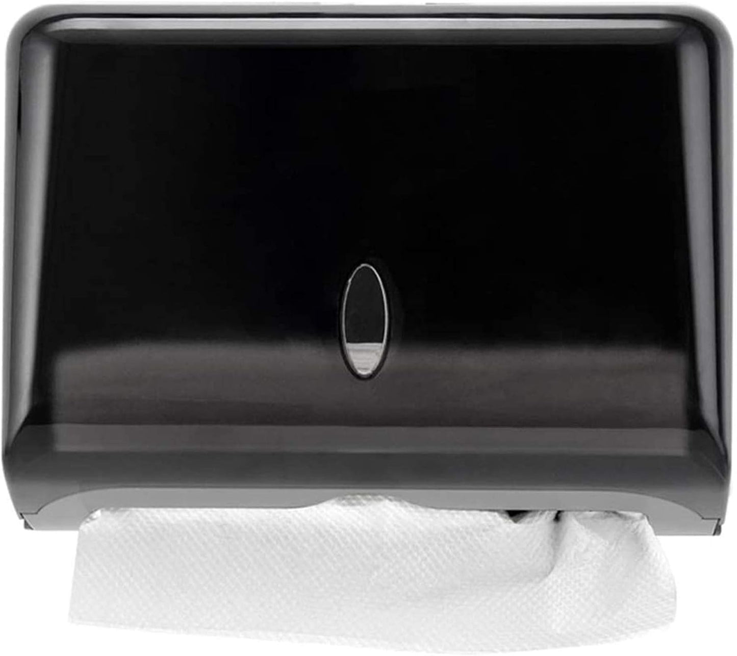 AILELAN Paper Towel Dispenser, Commercial Toilet Tissue Dispensers Wall Mount Paper Towel Holder Multifold/C-Fold Paper Towel Dispenser for Kitchen and Restroom Decor (Black)