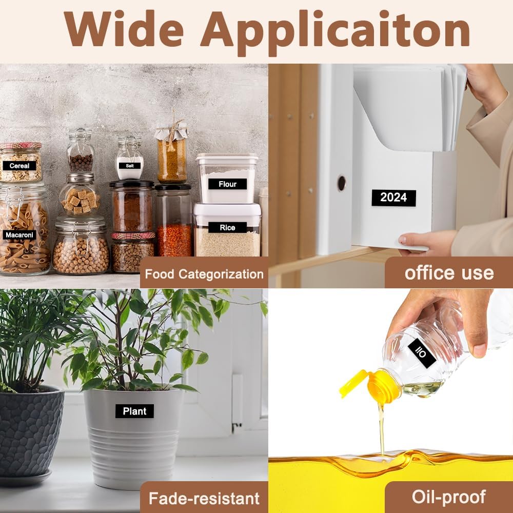 Hehua Tape Tze Tz 6mm 0.23 Laminated Black Compatible for Brother P-Touch TZe-315 TZe315 TZ-315 TZ315 Tape for Ptouch PT D200 D210 D220 D610 H110, 1/4'' x 26.2ft White on Black, 3 Pack