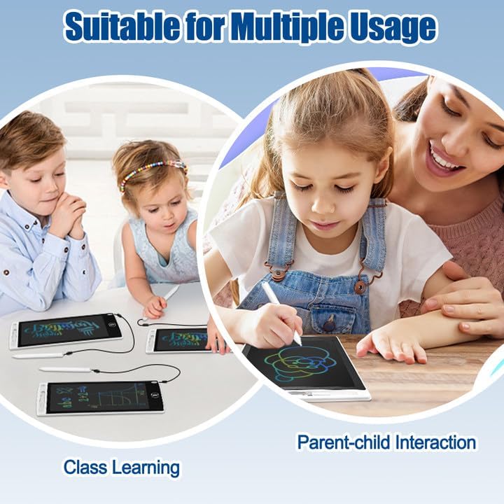 20 PCS LCD Writing Tablet for Kids White Doodle Boards 8.5" Reusable Writing Tablets Drawing Pads Kids LCD Drawing Tablet Bulk for Office Class Education Toys Gifts for Boys Girls 3-10