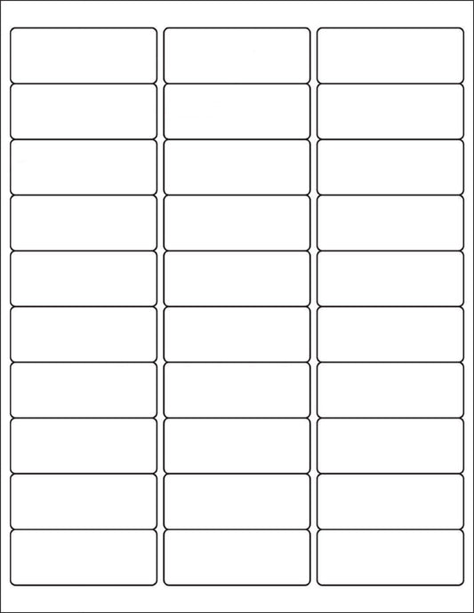 BESTEASY 30-up 2000 Sheets 1" X 2-5/8" Address Shipping Labels for Laser and Inkjet Printers, FBA Product Labels (60000 Labels)