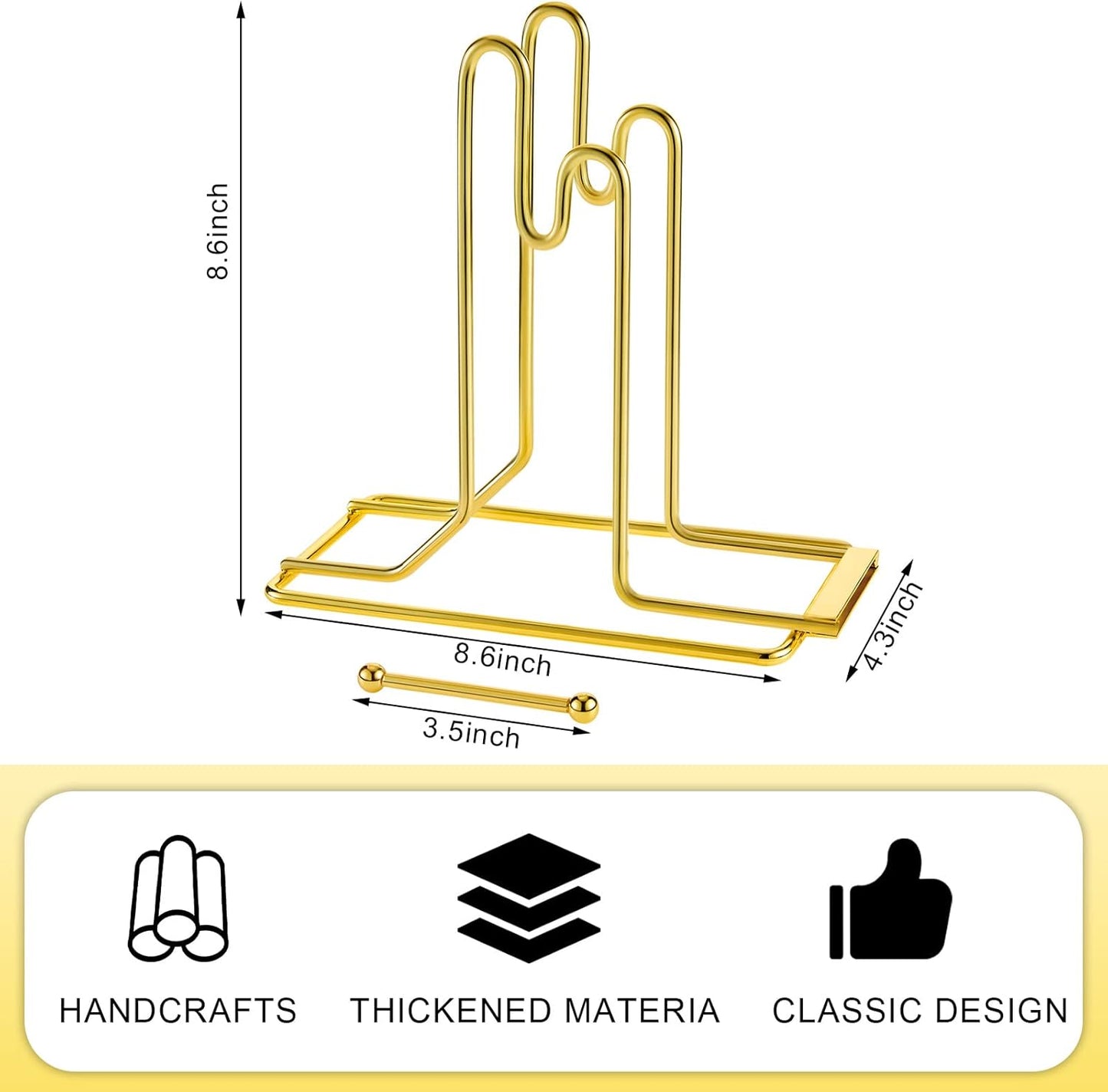 5 Pieces Raffle Ticket Dispenser Brass Ticket Roll Dispenser Raffle Drum for Single Double Roll, Sweepstakes, Charity Auctions, Trade Shows