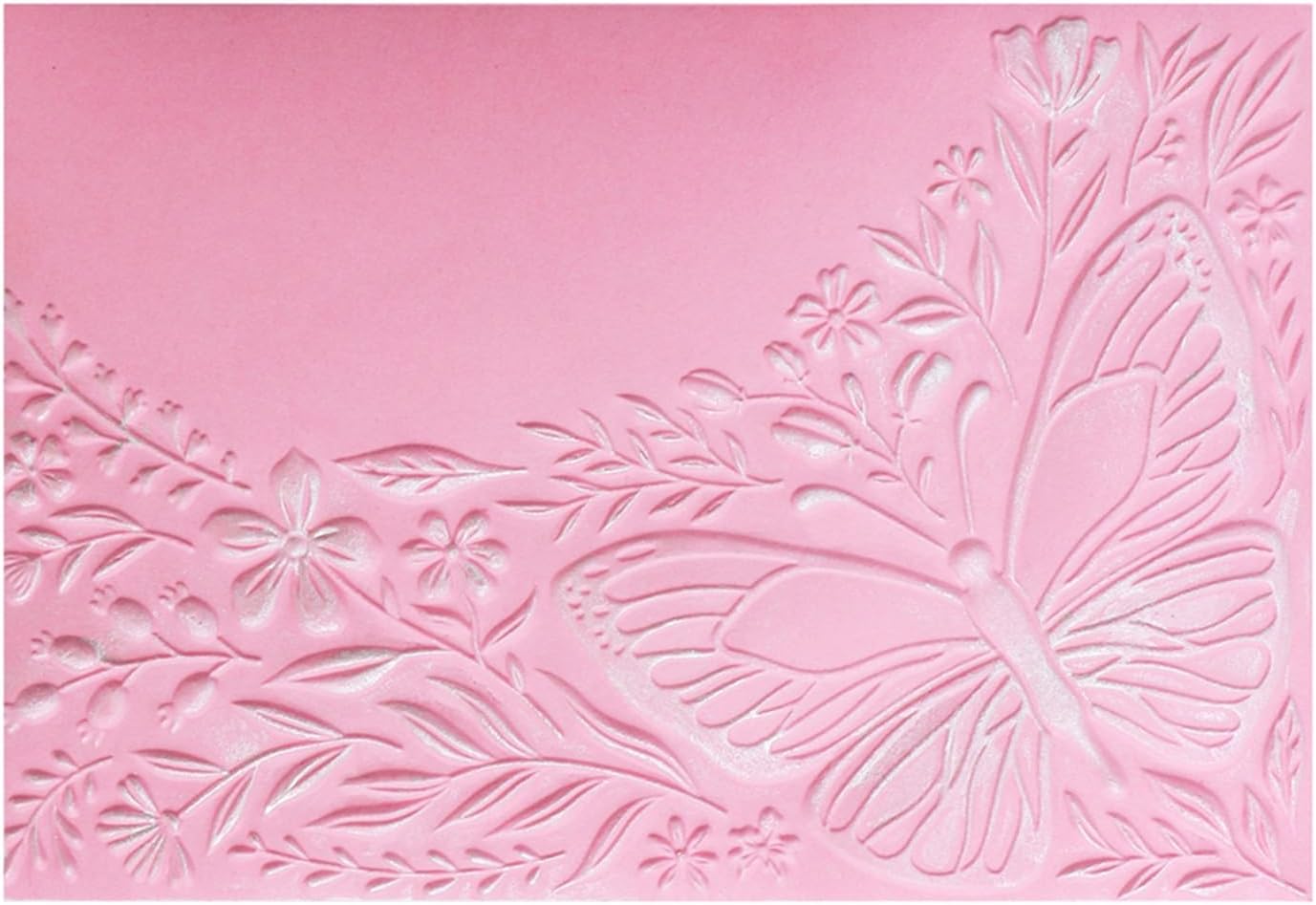 BAOFALI 3D ButterfliesTheme Plastic Embossing Folders Flowers and Leaves for DIY Scrapbooking Photo Album Card Paper Craft Decoration for Card Making,Embossing Template Paper Card Embossing Stencil