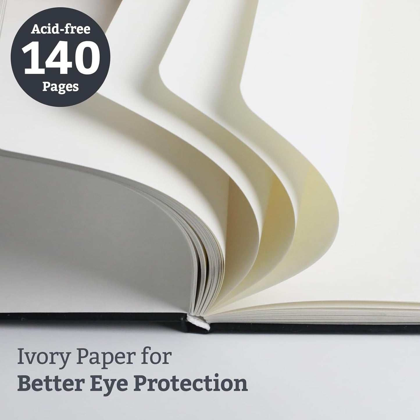 2Pack Blank Hardcover Sketch Book Notebook, A5 140 Pages 120Gsm Thick Journal for Drawing,School,Work,Diary，5.7''*8.3'',Blush