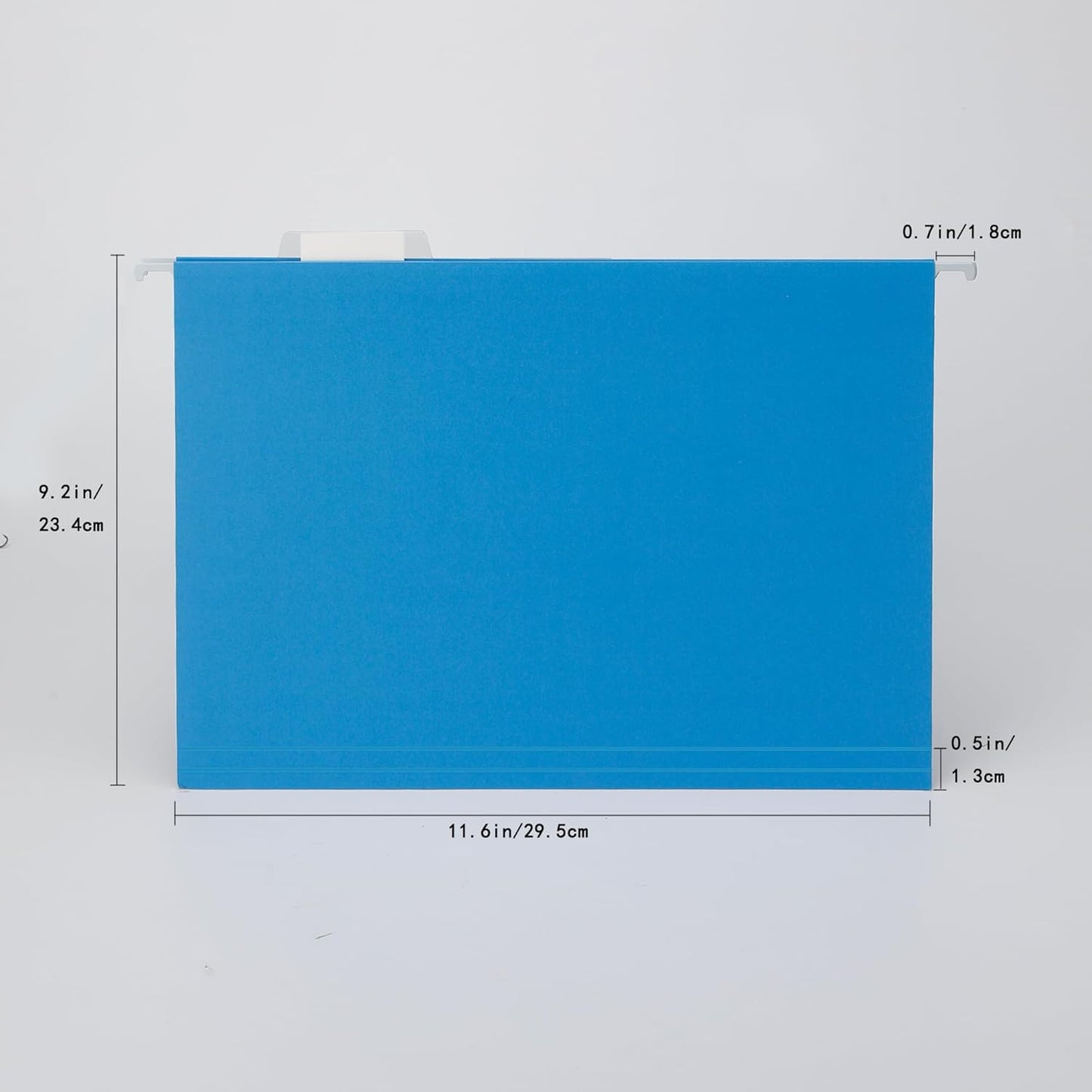 Blue Hanging File Folders,50 Packs Reinforced Hang Folders,Designed for Home and Office Color Coded File Organization, Letter Size