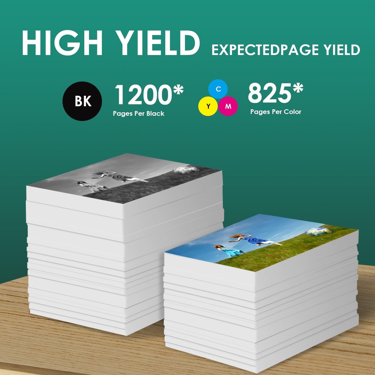 910 XL Ink Compatible with HP 910XL Ink Cartridges Combo Pack, 910XL Ink Cartridges for OfficeJet Pro 8010 8020 Series, Pro 8020, 8030 Series Printer 3JB41AN 4-Pack (BK/C/M/Y, 4 Pack)