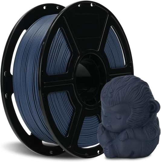 FLASHFORGE Carbon Fiber PLA Filament 1.75mm, Carbon Fiber Reinforced PLA 3D Printer Filament, 1KG Spool Dimensional Accuracy +/- 0.02mm, High Strength & High Abrasion-Resistance (Sailor Blue)
