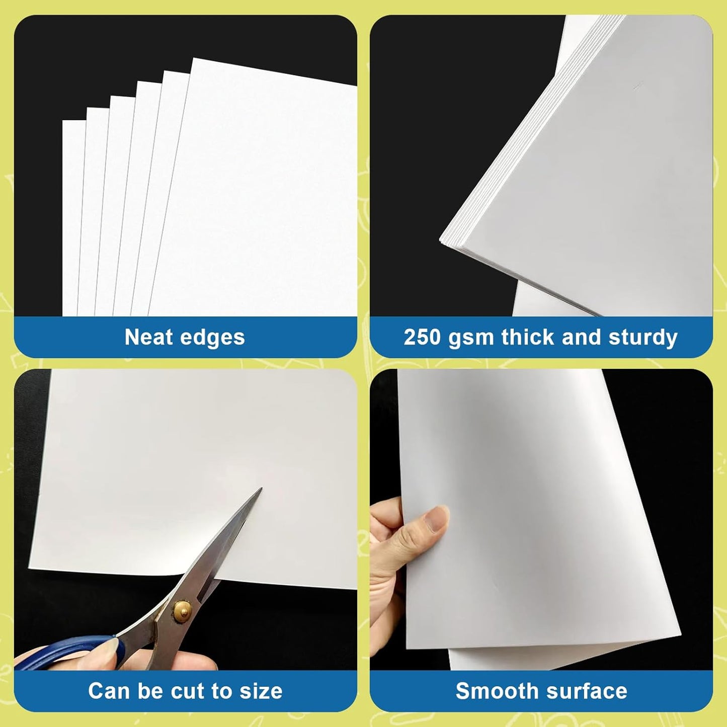 28 Pcs 14" x 22" Poster Board White Poster Board Paper Bulk 250 GSM Thickness Vision Boards Smart PosterBoard for Drawing School Arts Craft Projects Presentations Scrapbooking Blank Graphic Display