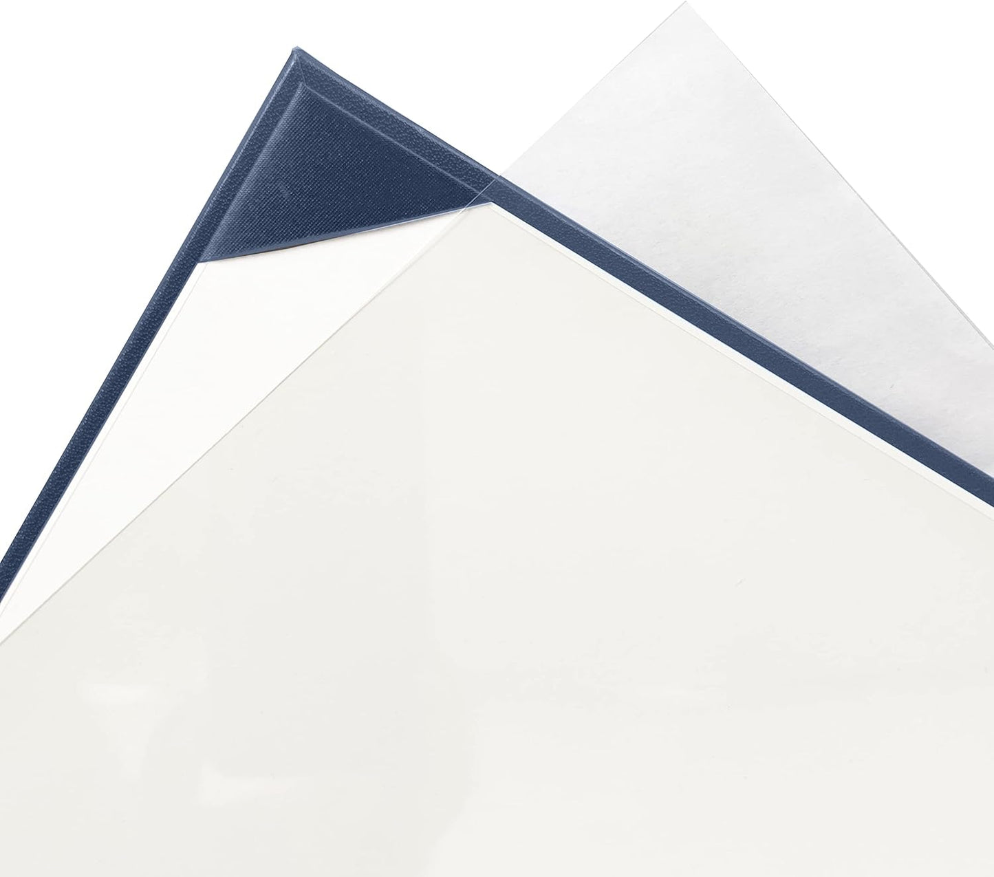5 PCS Smooth Diploma Certificate Cover 8 1/2" x 11" Navy