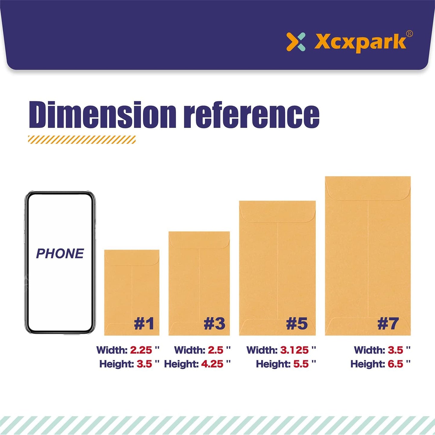 500 PCS #1 Coin Envelopes, 2-1/4” x 3-1/2” inches Brown Kraft Envelopes Classic Small Parts Envelopes with Self Adhesive Gummed Flap for Coins, Cash, Credit Cards, Seeds