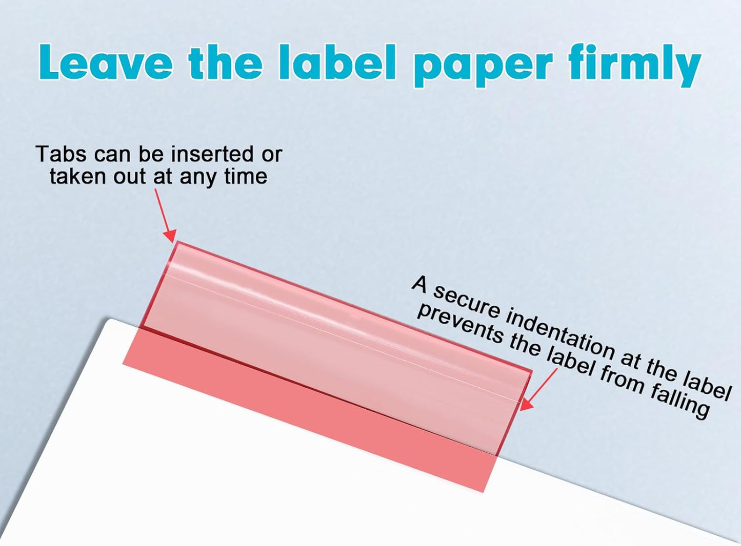 Binder Divider, PANDRI 120 Pack Binder Index White Dividers with 5 Insertable Multicolor Big Tab, Letter Size Paper Binder Divider for School Office Home Business