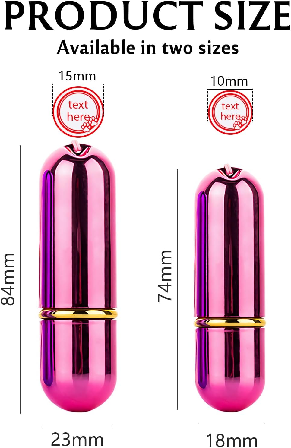 Custom Loyalty Card Stamp Personalized Self Inking Stamp for Business, Pet, Reward - Small Round Rubber Stamp