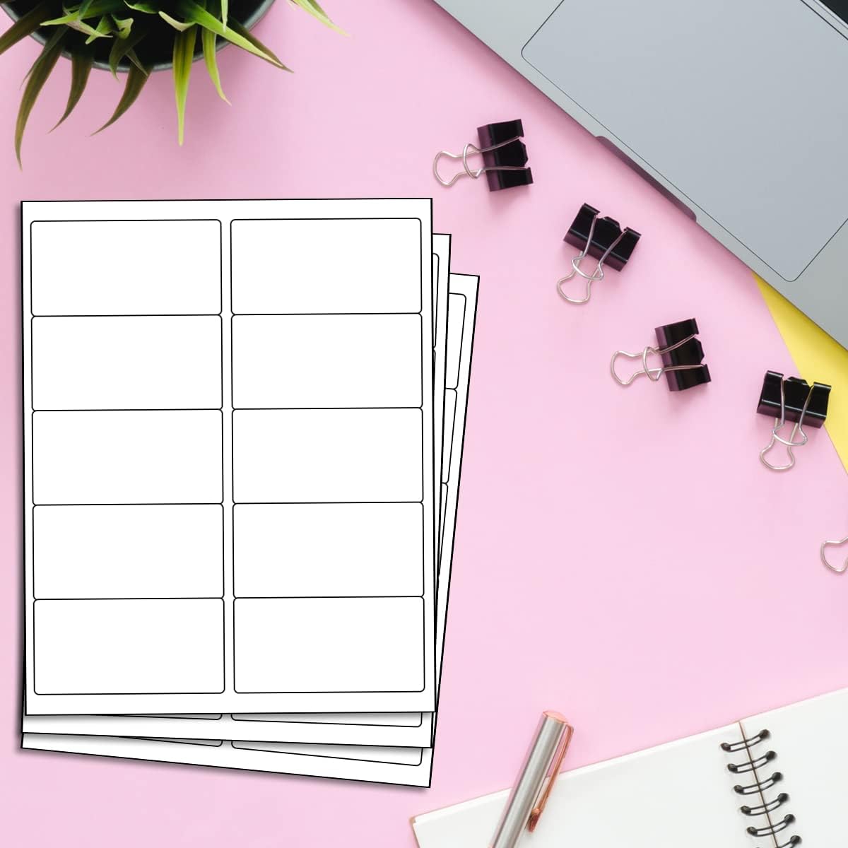 BESTEASY 10-UP Address Labels,/Address Mailing Labels 4000 Sheets Shipping Sticker Labels Compatible Laser/Ink Jet Shipping Labels(40000 Labels)