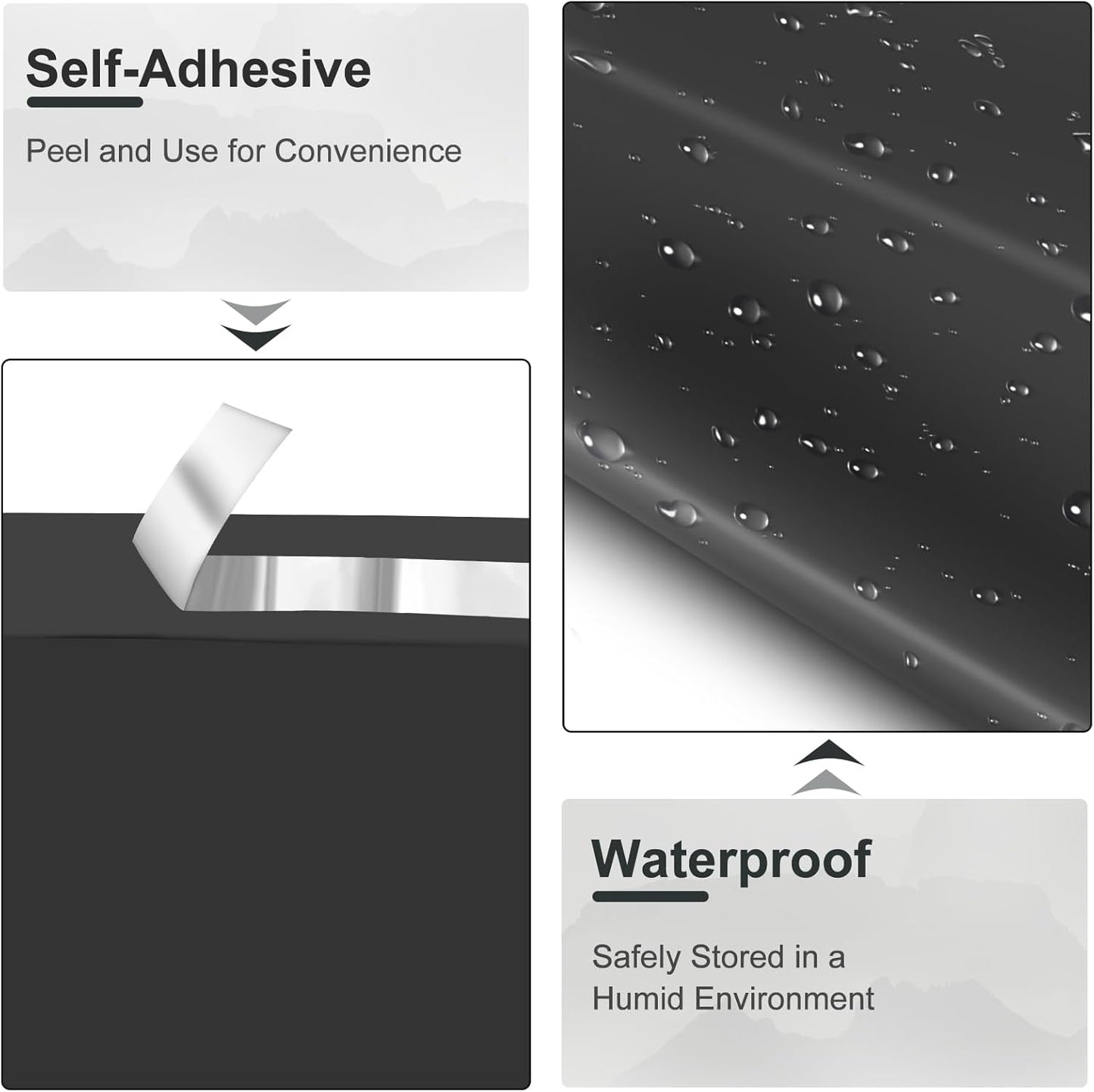 120-Piece Black Poly Mailers - 6x9 Inch Shipping Envelopes with Self-Adhesive Seal, Waterproof, and Tear-Proof Postal Bags