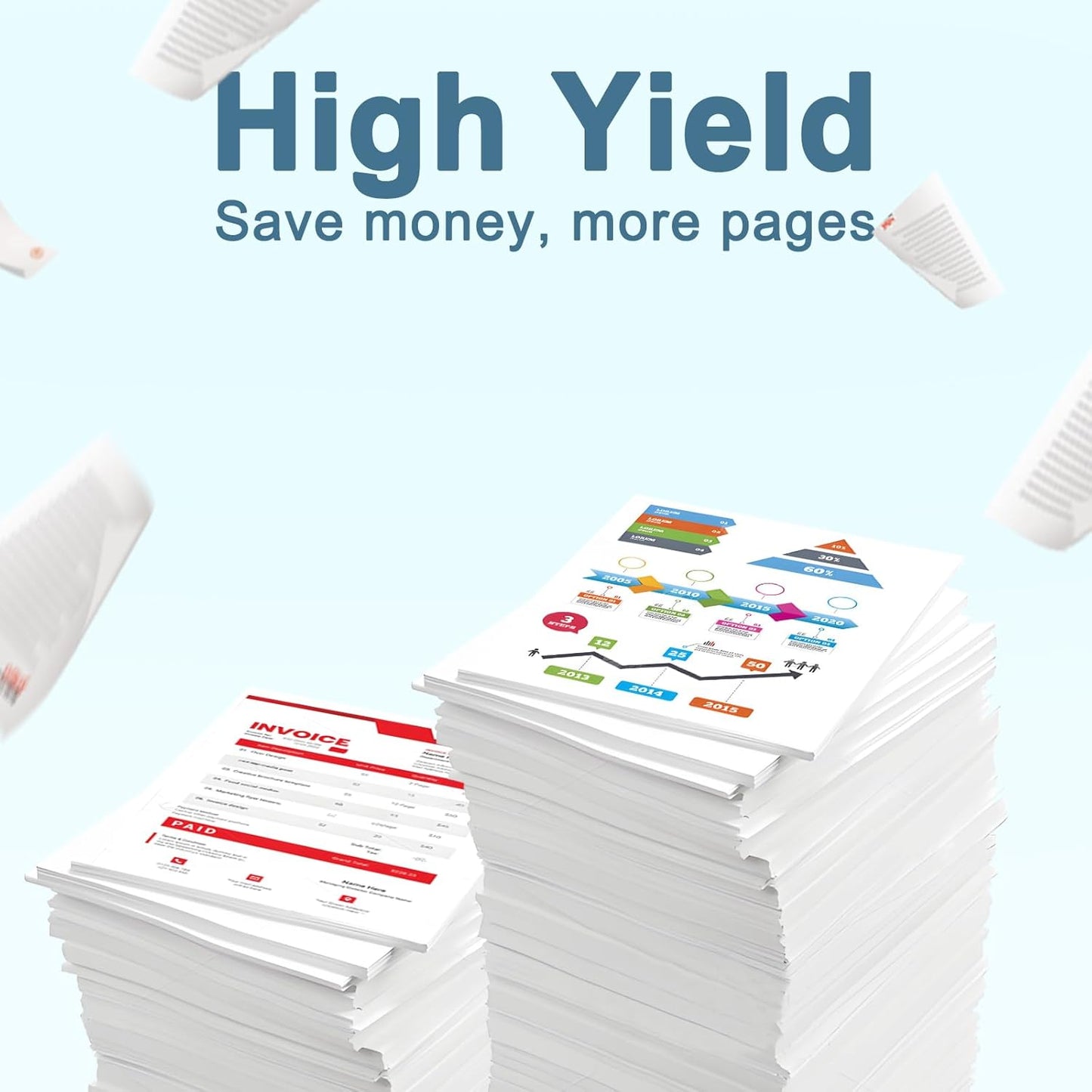 728 Ink Cartridge Set (Matte Black 300ml, Cyan, Magenta, Yellow 130ml) HP 728 Compatible with DesignJet T730 T830 MPF Large Format Plotter Printers F9J68A F9J67A F9J66A F9J65A