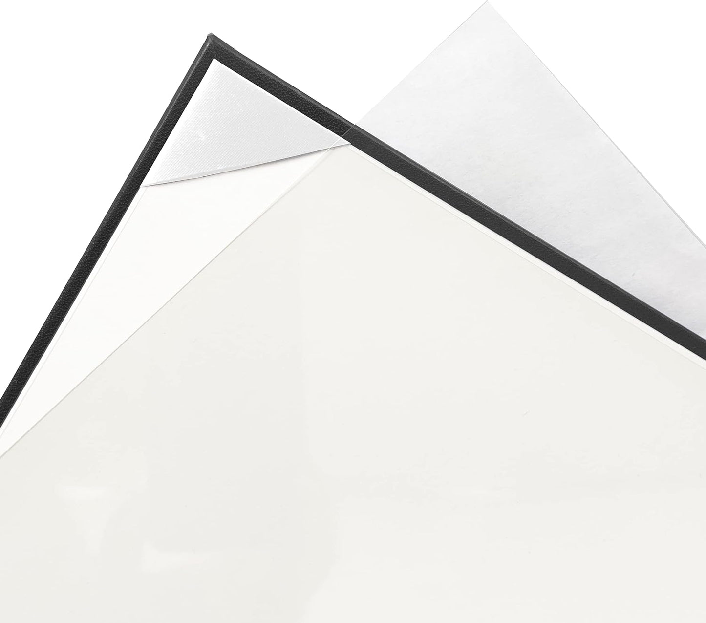 20 PCS Smooth Diploma Certificate Cover 8 1/2" x 11" Black