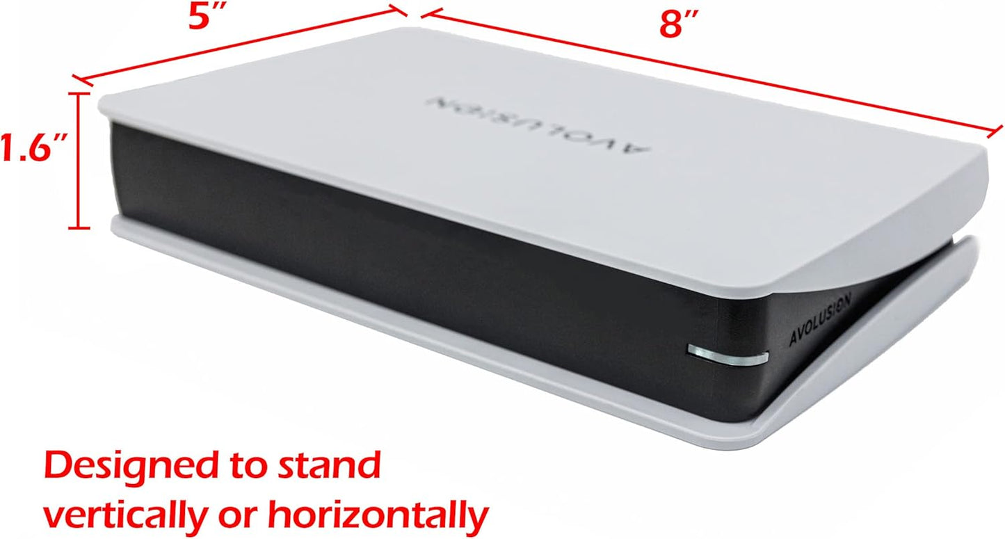 Avolusion PRO-5Y Series 16TB USB 3.0 External Hard Drive for WindowsOS Desktop PC/Laptop (White) (Renewed)