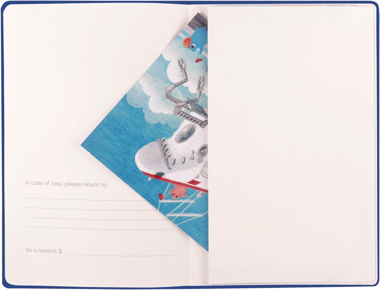 Comix Lined Journal Notebook for Women Men, Journaling Notebooks for Office School Home, 240 Pages, 5.5" x 8.3", College Ruled, A5, Hardcover, Navy Blue