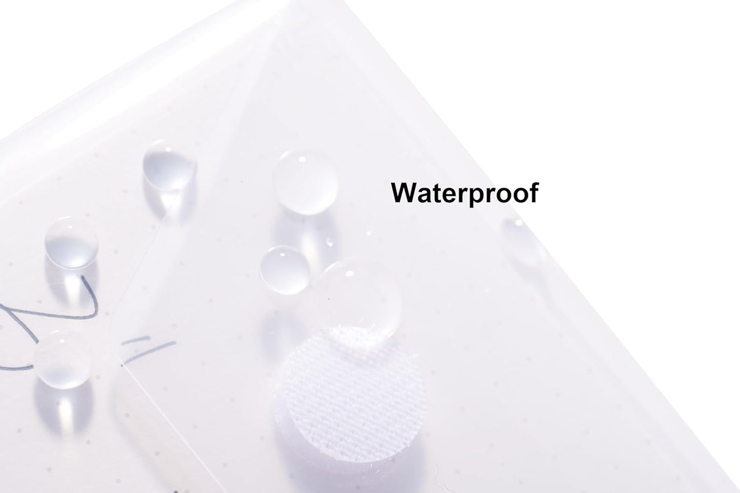 3’’ x 5’’ Vertical Plastic Envelopes Hook Loop Closure Coupon Receipt Sticker Holder 20 Pack