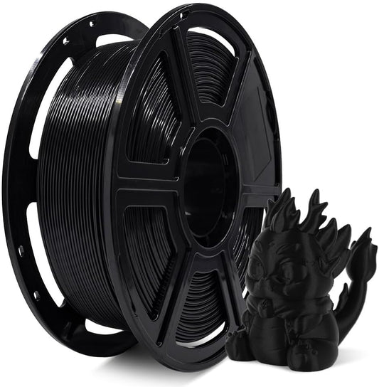 FLASHFORGE Rapid PLA Filament 1.75mm, High Flow Speedy 3D Printer Filament, Experience Exceptional Performance with 500mm/s High-Speed Printing, Neatly Wound & Top-Notch Filament (Black)