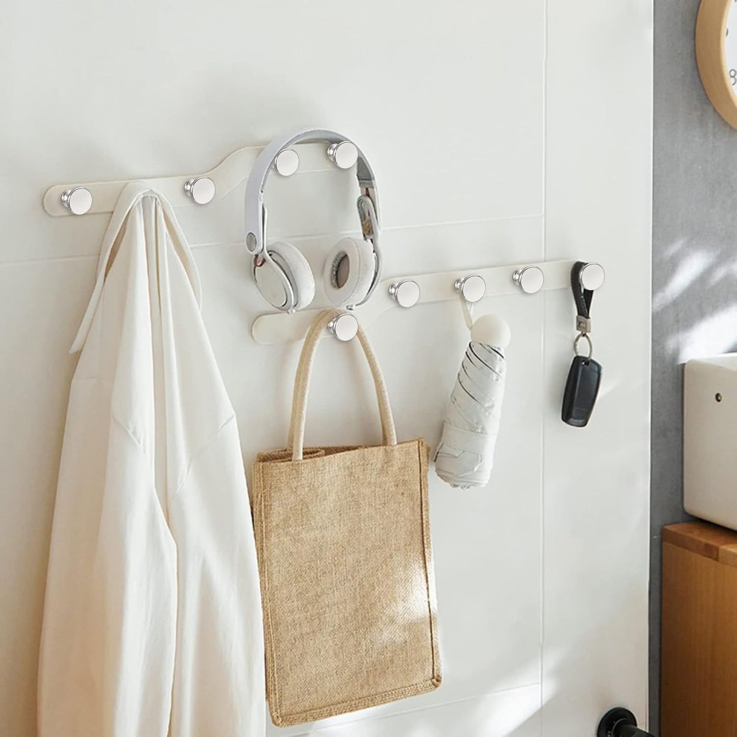 30 Count Jumbo Metal Push Pins 1.14 Inch, Giant Thumb Tacks for Wall hangings 20 Lbs Poster pins for Cork Board Bulletin Maps Office Home Classroom Decorative