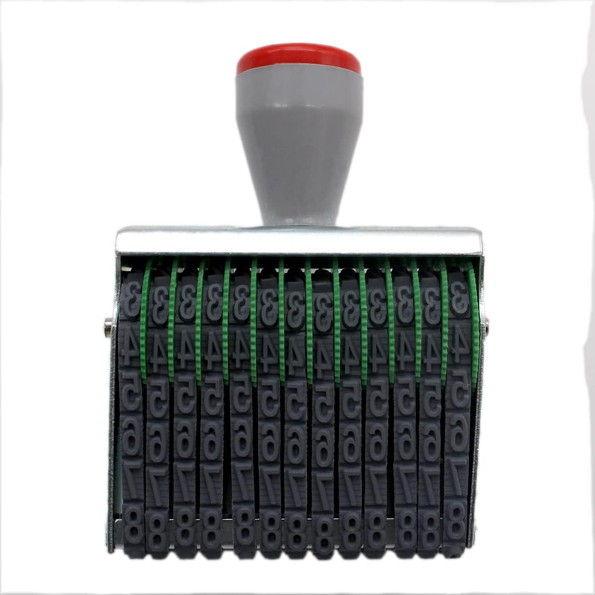 13 Digits Office Stamps,Rubber Number Stamp Business Stamps Changeable Stamp Rolling Wheel Stamp Date Stamp,Multi- Functional Creative Symbol Office Personalized Custom Logo Stamp