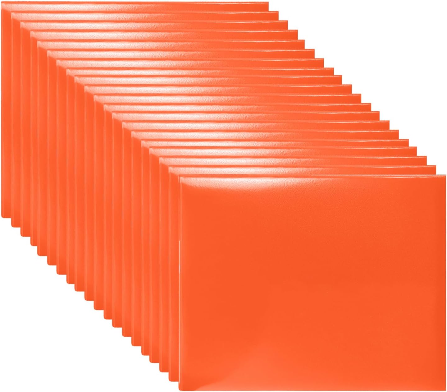 Certificate Holders 8.5"x11" Graduation Diploma Cover Document Leather Folders,Orange-20 Pack