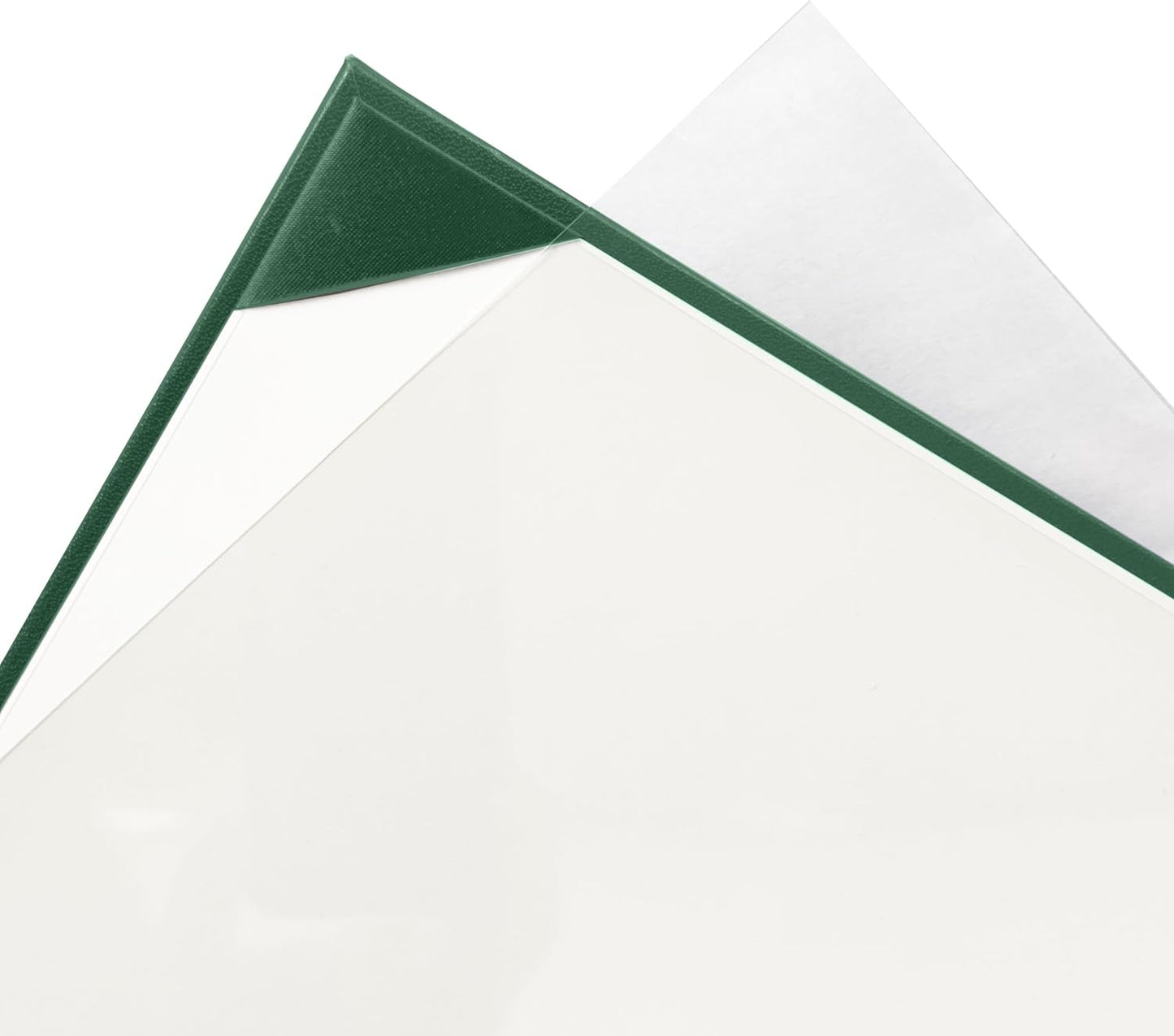 5 PCS Smooth Diploma Certificate Cover 8 1/2" x 11" Forest Green