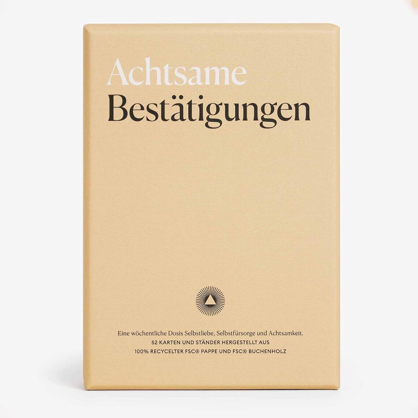 Intelligent Change German Mindful Affirmation Cards, Daily Words of Encouragement Cards, Self Affirmation Inspirational Gifts, Self Care Box of Positive Affirmations, Display Stand, Deck of 52