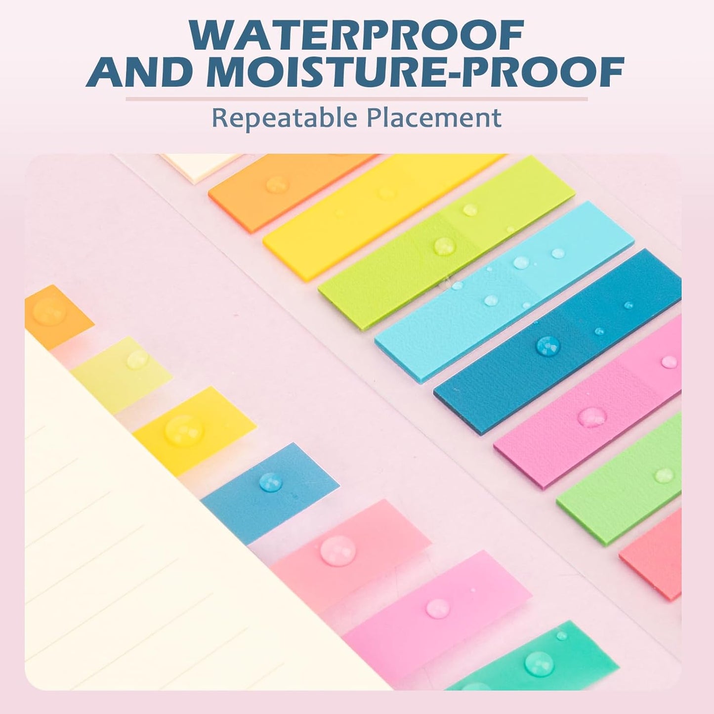 3200Pcs Books Tabs for Annotating, Sticky Tabs, Sticky Notes, Morandi Page Markers, Multi-Colored Writeable and Repositionable Book Flags Strip (3200Pcs)