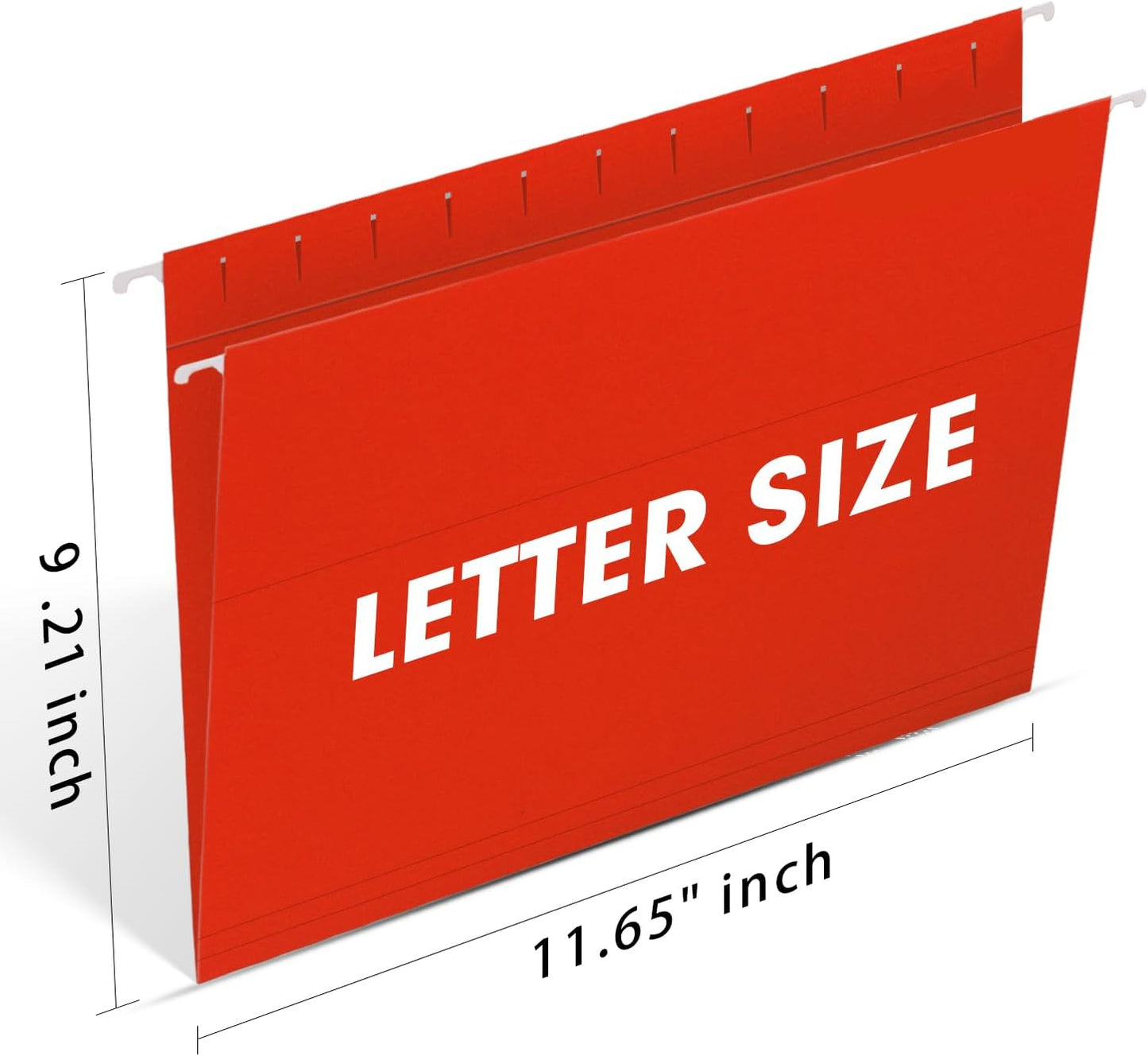 Hanging File Folders, RAZCC 30 Pack Reinforced Hanging Folders Letter Size, Designed for Bulky Files, Filing Cabinet, Adjustable Tabs, Assorted Colors