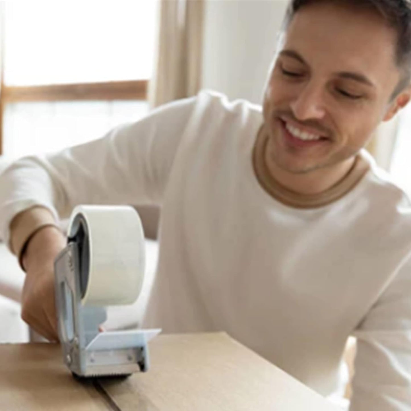 36 Rolls Clear Packing Tape,Packaging Tape for Moving Boxes, Shipping, Office and Storage, Commercial Grade Carton Sealing Adhesive Industrial Tape, 1.88" x 65 Yards, 3 inch Core