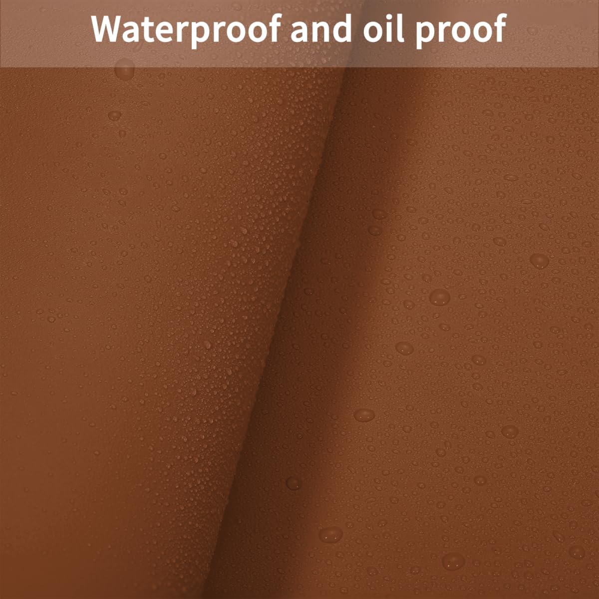 Dining Table Cover Protector for Dining Room Table - Can Be Used On Both Sides Waterproof and Easy to Clean Good Flatness Used for Dining Table(Brown+Gray 44x78)