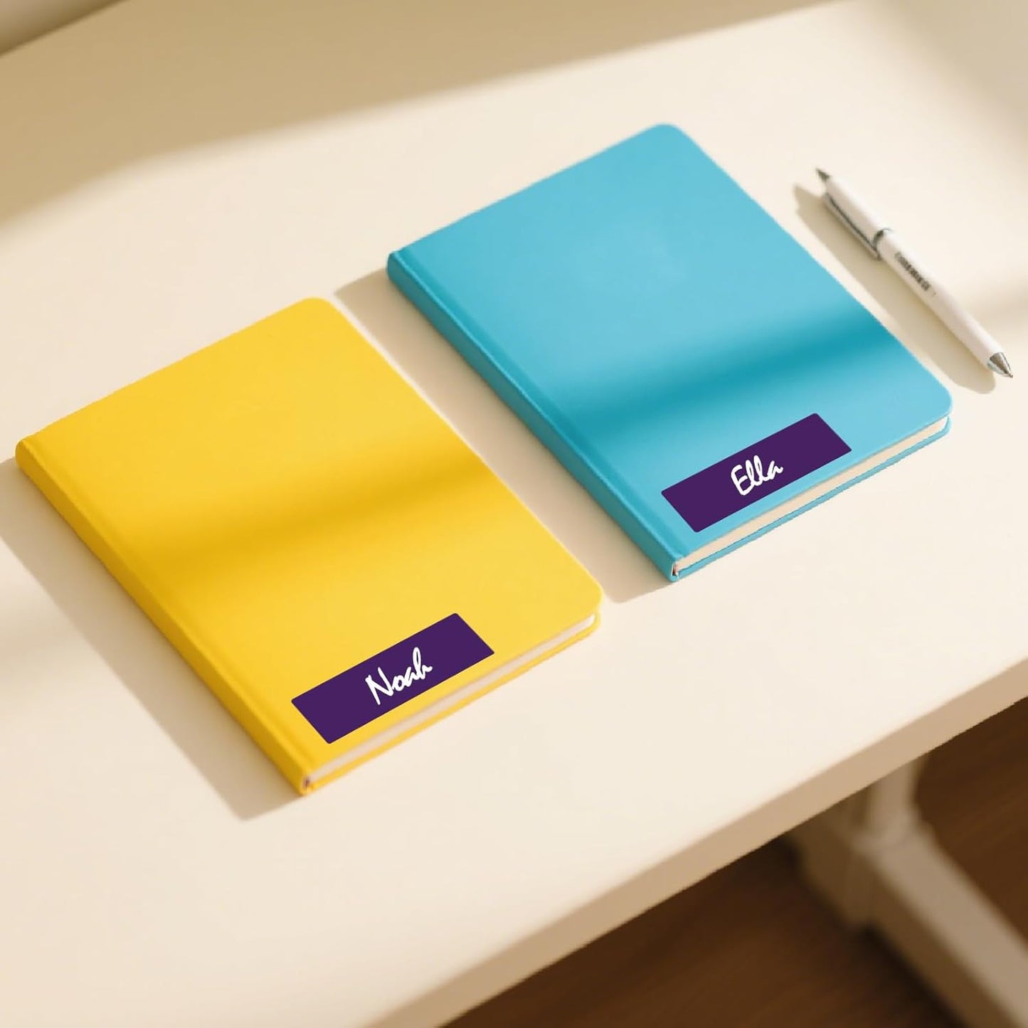 3 × 1 Inches Purple Rectangle Color Coding Labels 1000 PCS, Self-Adhesive Writable Waterproof Vinyl Blank Sticker Roll for Office Home School Business