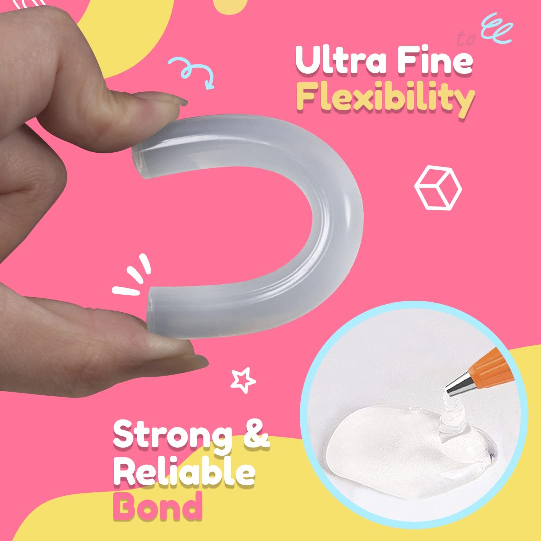 50pcs Full Size Hot Glue Sticks for Large Glue Gun, 0.43x6 inches Large Glue Sticks, Bulk-Pack for Arts Crafts DIY Fabric Gluing & More