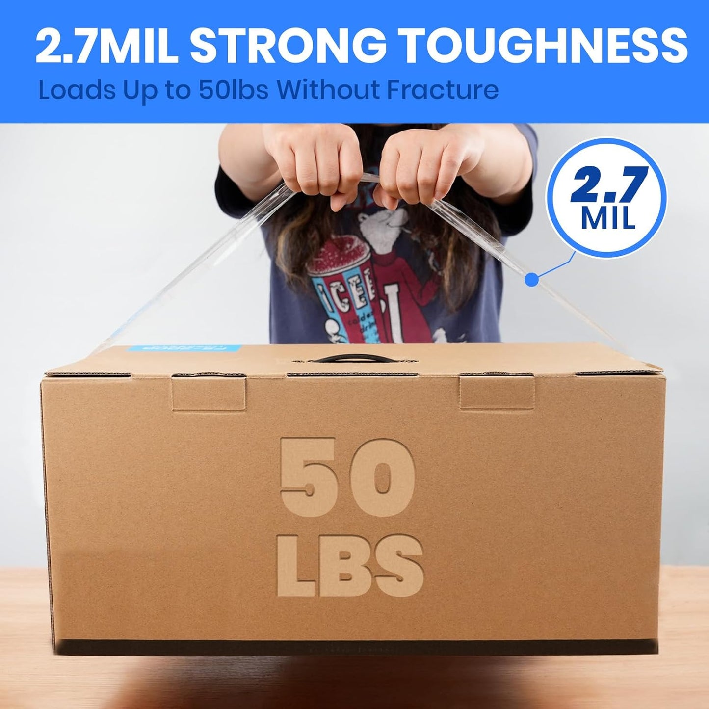 ADHES 36 Rolls Packing Tape with Dispenser Gun, 2.7 Mil Clear Shipping Tape Packaging Tape for Moving, Shipping and Packing, 1.88 Inch x 60 Yards